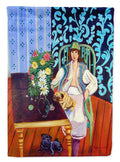 Lady with her Pug Garden Flag – Decorative Outdoor Yard Flag 7265GF