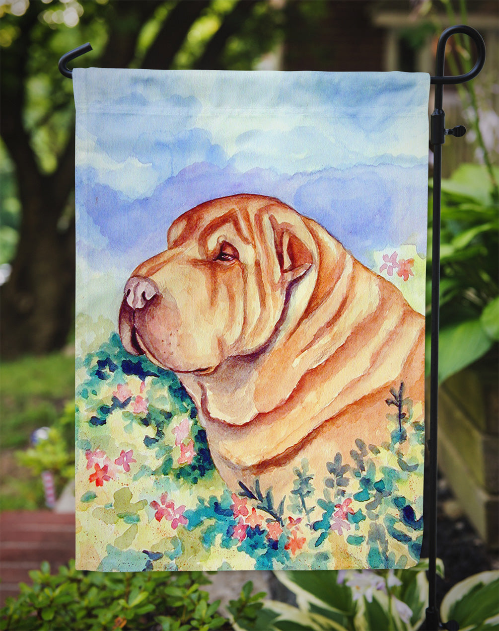 Shar Pei Garden Flag – Decorative Outdoor Yard Flag 7271GF