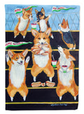 Go Team Corgi Garden Flag – Decorative Outdoor Yard Flag