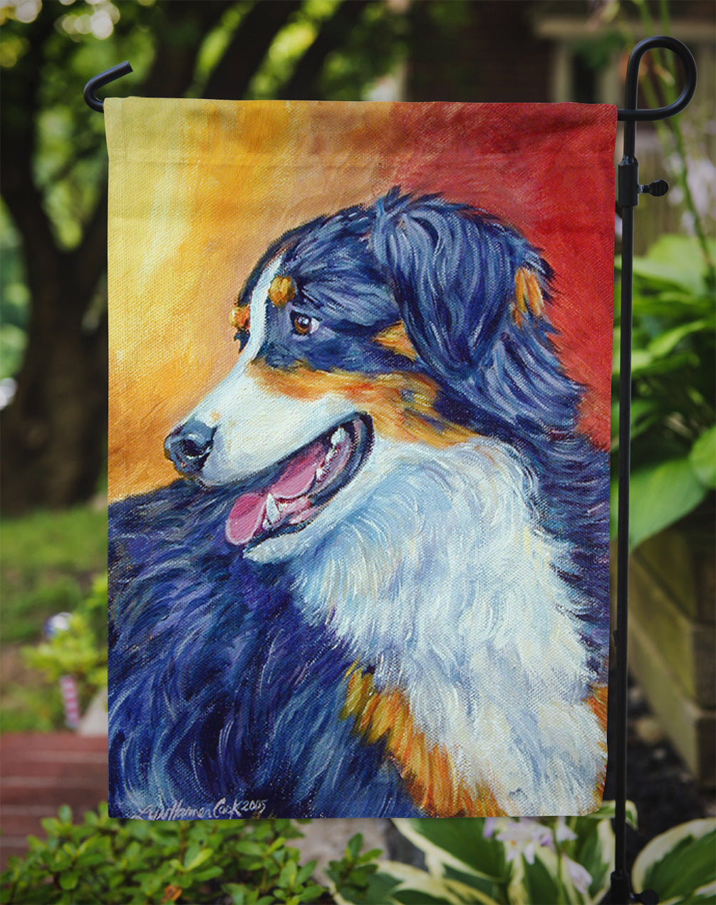 Australian Shepherd Garden Flag – Decorative Outdoor Yard Flag 7288GF