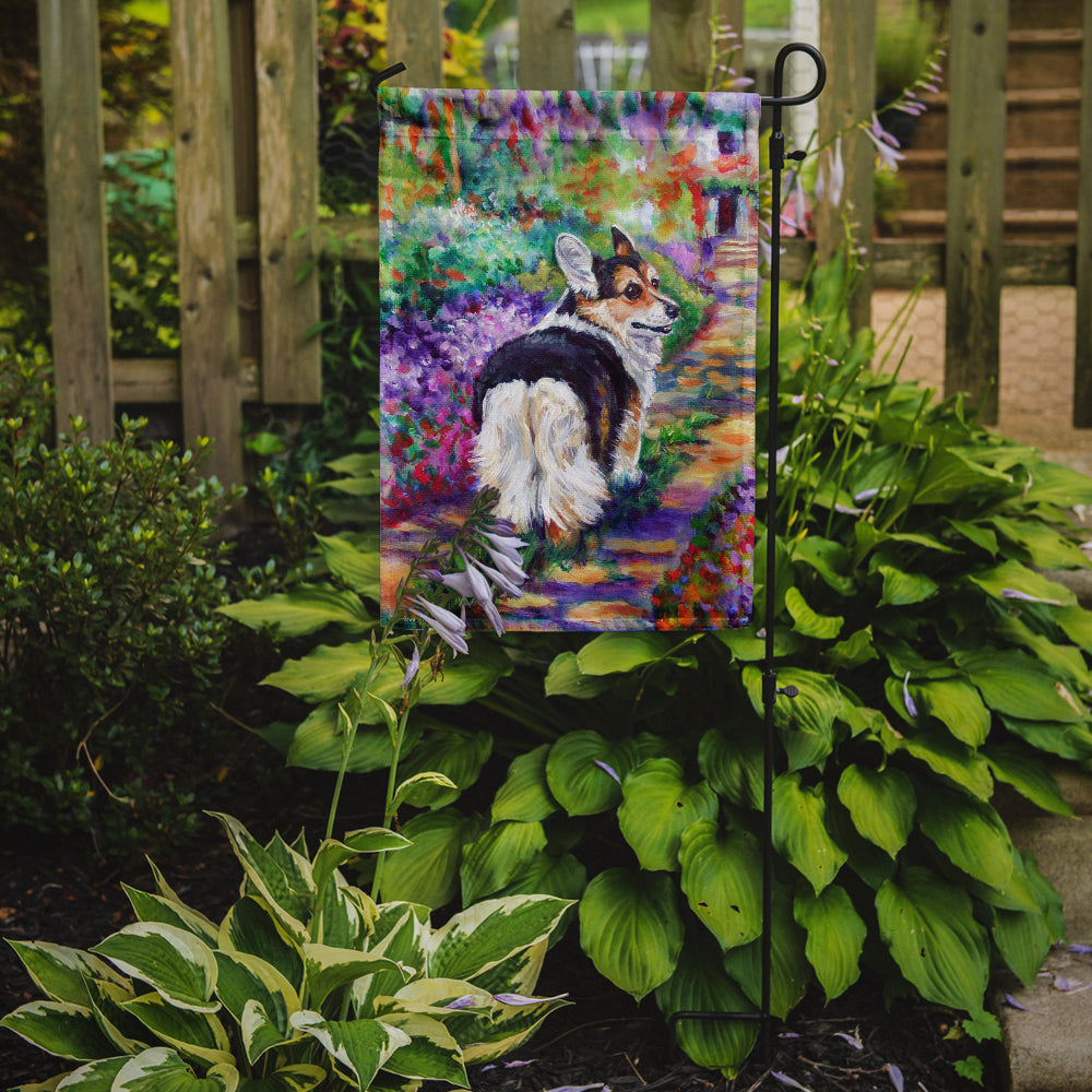 Corgi Garden Path Garden Flag – Decorative Outdoor Yard Flag 7297GF