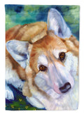 Corgi Mini Daises Garden Flag – Decorative Outdoor Yard Flag 7302GF