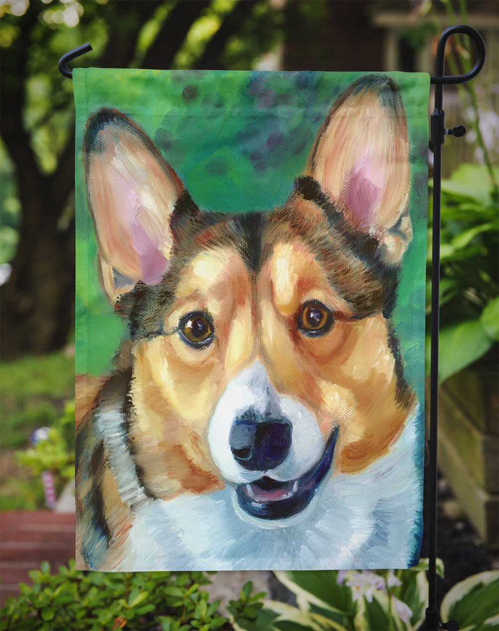 Corgi Toby Garden Flag – Decorative Outdoor Yard Flag 7303GF