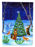 Corgi Christmas Peace Garden Flag – Decorative Outdoor Yard Flag 7304GF