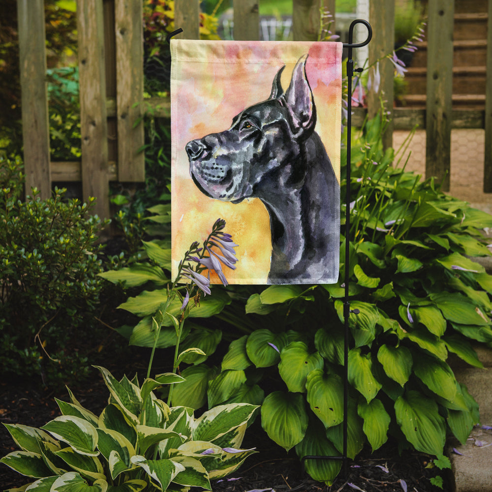 Great Dane Black Cropped Garden Flag – Decorative Outdoor Yard Flag 7307GF