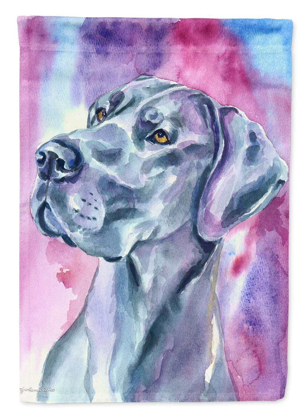 Great Dane Blue Mood Garden Flag – Decorative Outdoor Yard Flag 7308GF