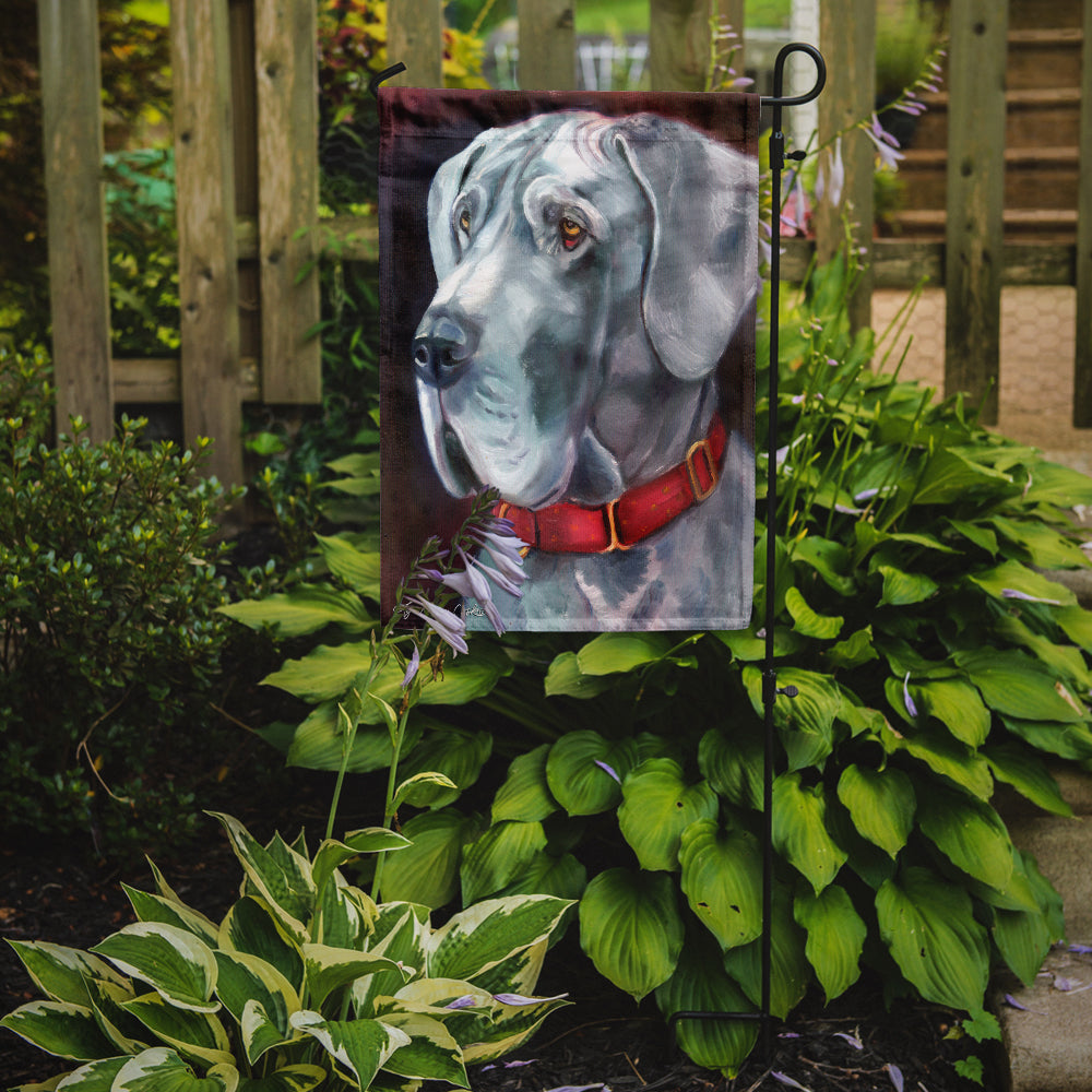 Great Dane Natural Ears Red Collar Garden Flag – Decorative Outdoor Yard Flag 7309GF