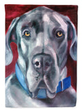Great Dane Natural Ears Blue Collar Garden Flag – Decorative Outdoor Yard Flag 7310GF