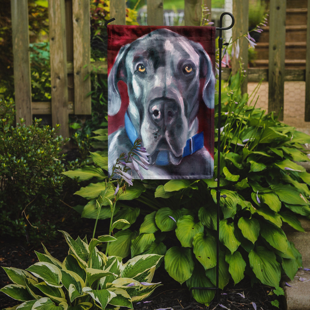 Great Dane Natural Ears Blue Collar Garden Flag – Decorative Outdoor Yard Flag 7310GF