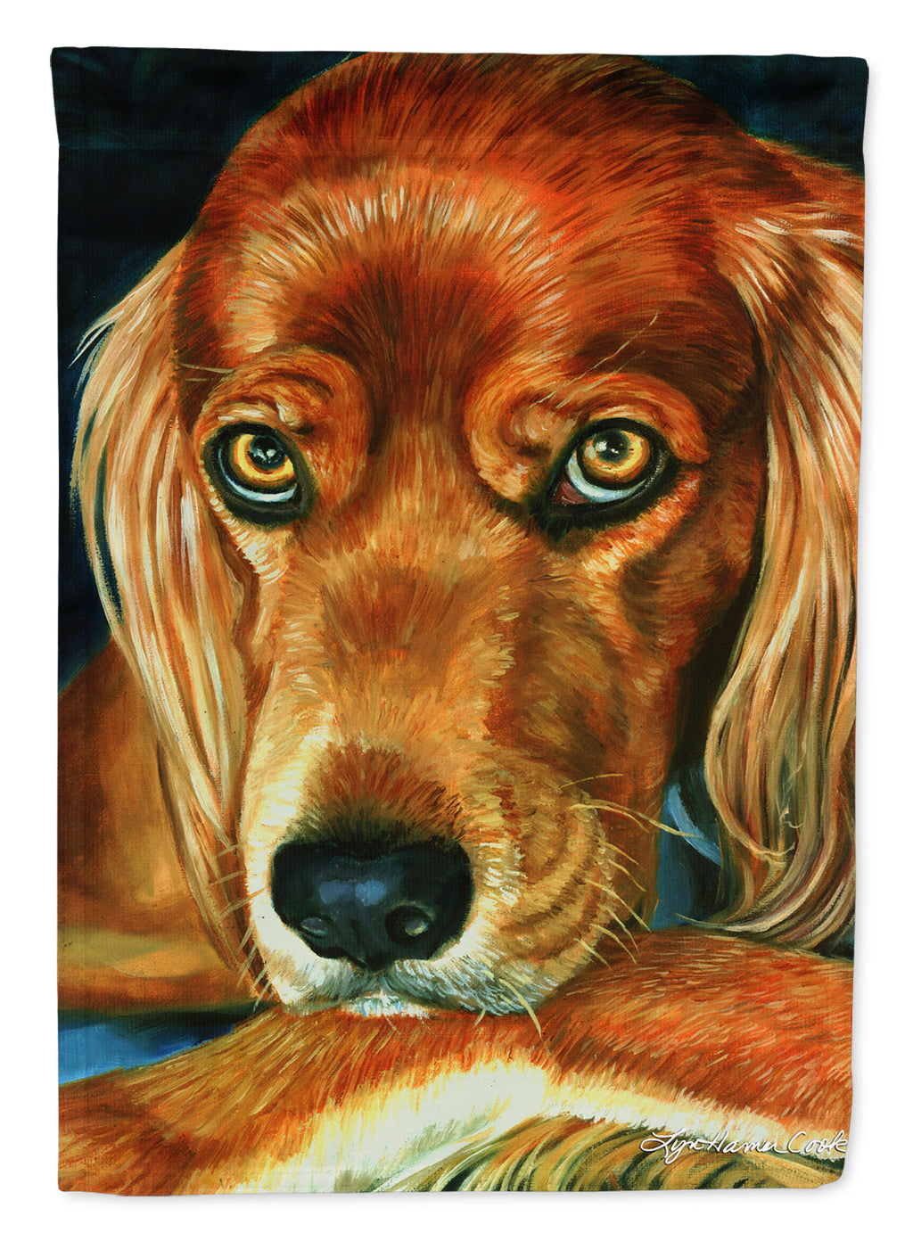 Irish Setter Serious Garden Flag – Decorative Outdoor Yard Flag 7315GF