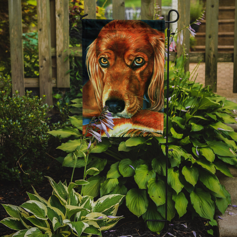 Irish Setter Serious Garden Flag – Decorative Outdoor Yard Flag 7315GF