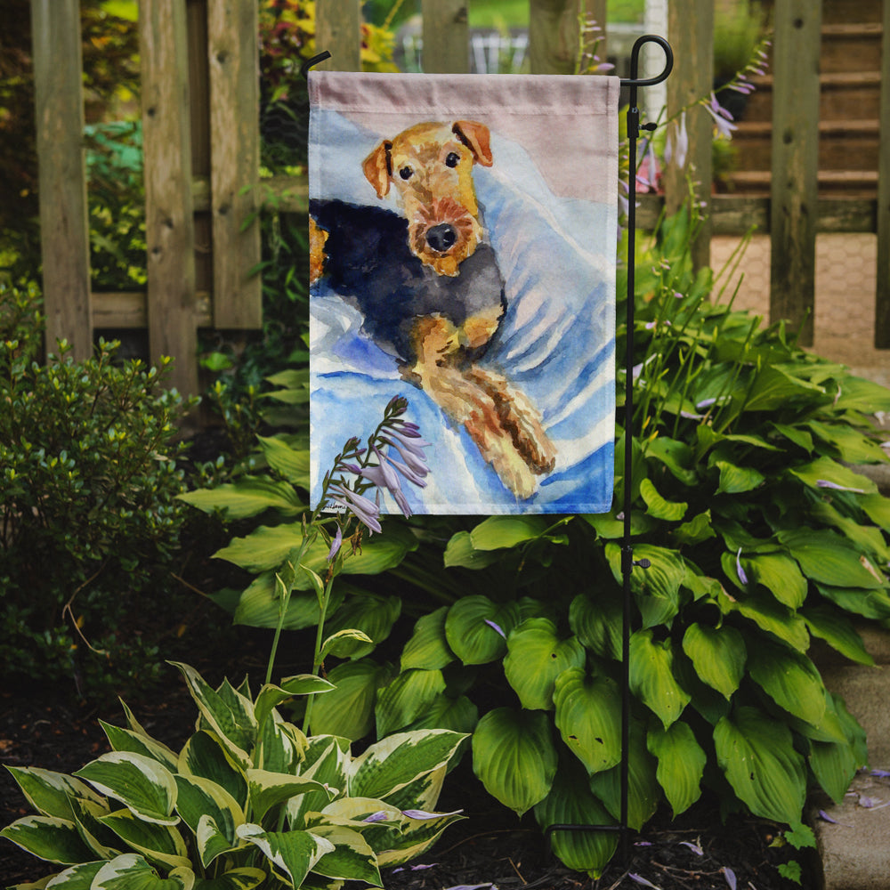 Cozy Airedale Terrier Garden Flag – Decorative Outdoor Yard Flag 7335GF