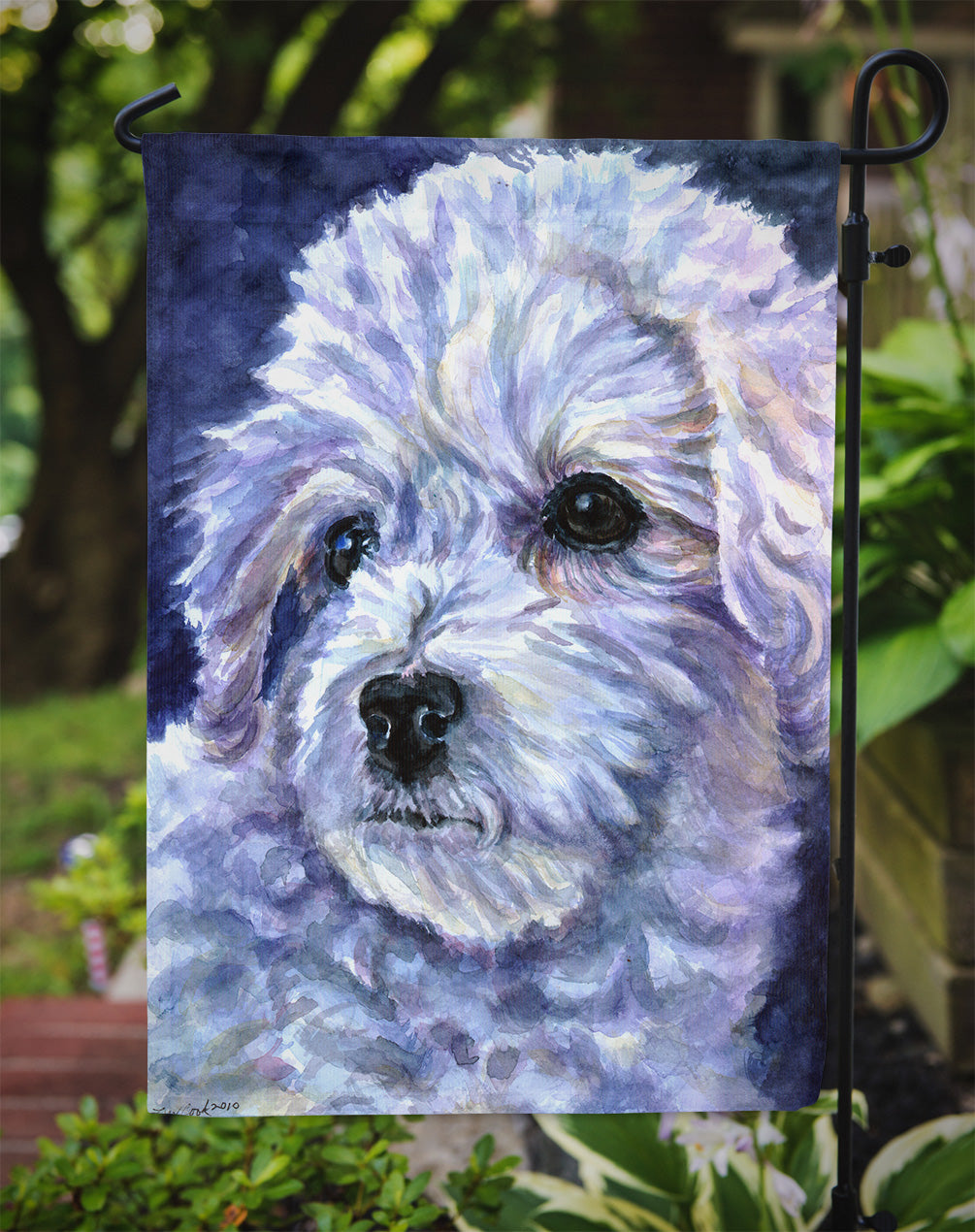 Bichon Frise Garden Flag – Decorative Outdoor Yard Flag 7336GF