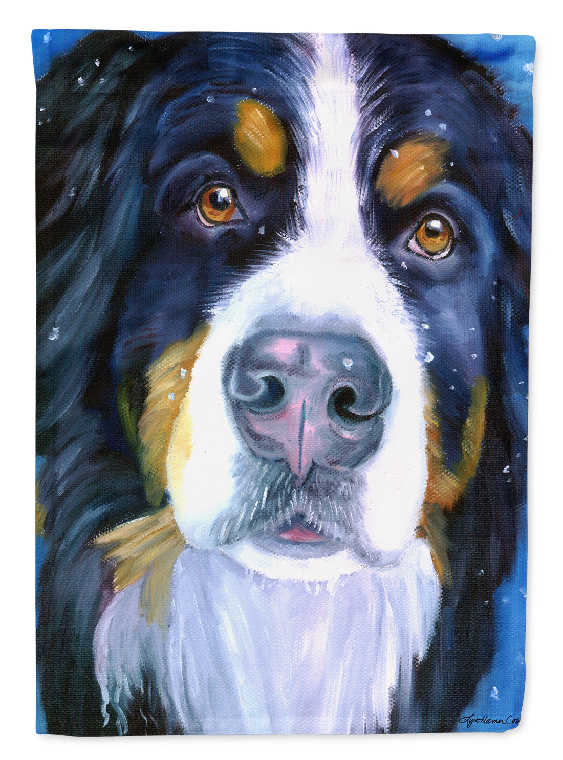 Luca the Bernese Mountain Dog Garden Flag – Decorative Outdoor Yard Flag 7337GF