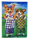 Corgi Golfers Garden Flag – Decorative Outdoor Yard Flag 7361GF
