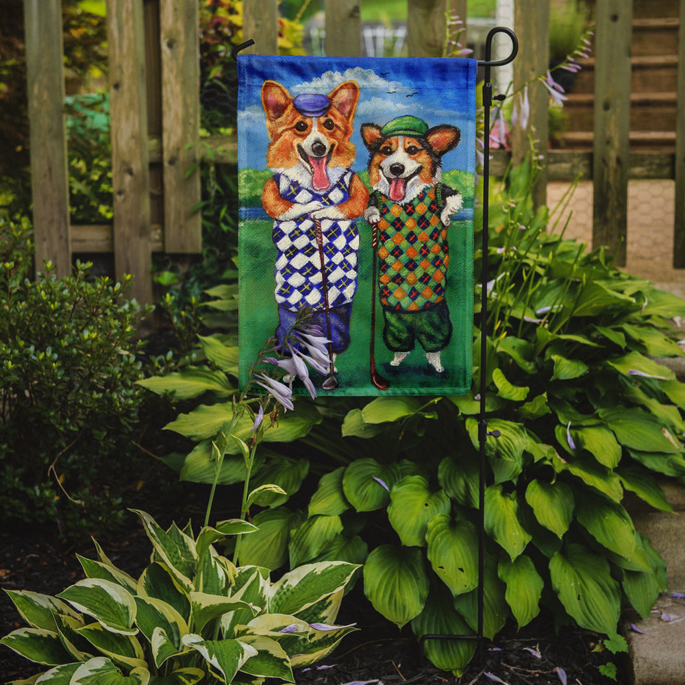 Corgi Golfers Garden Flag – Decorative Outdoor Yard Flag 7361GF