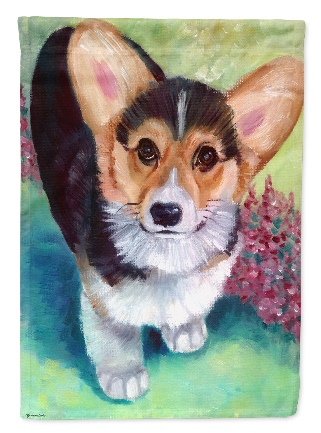 Pembroke Corgi Puppy Garden Flag – Decorative Outdoor Yard Flag 7368GF