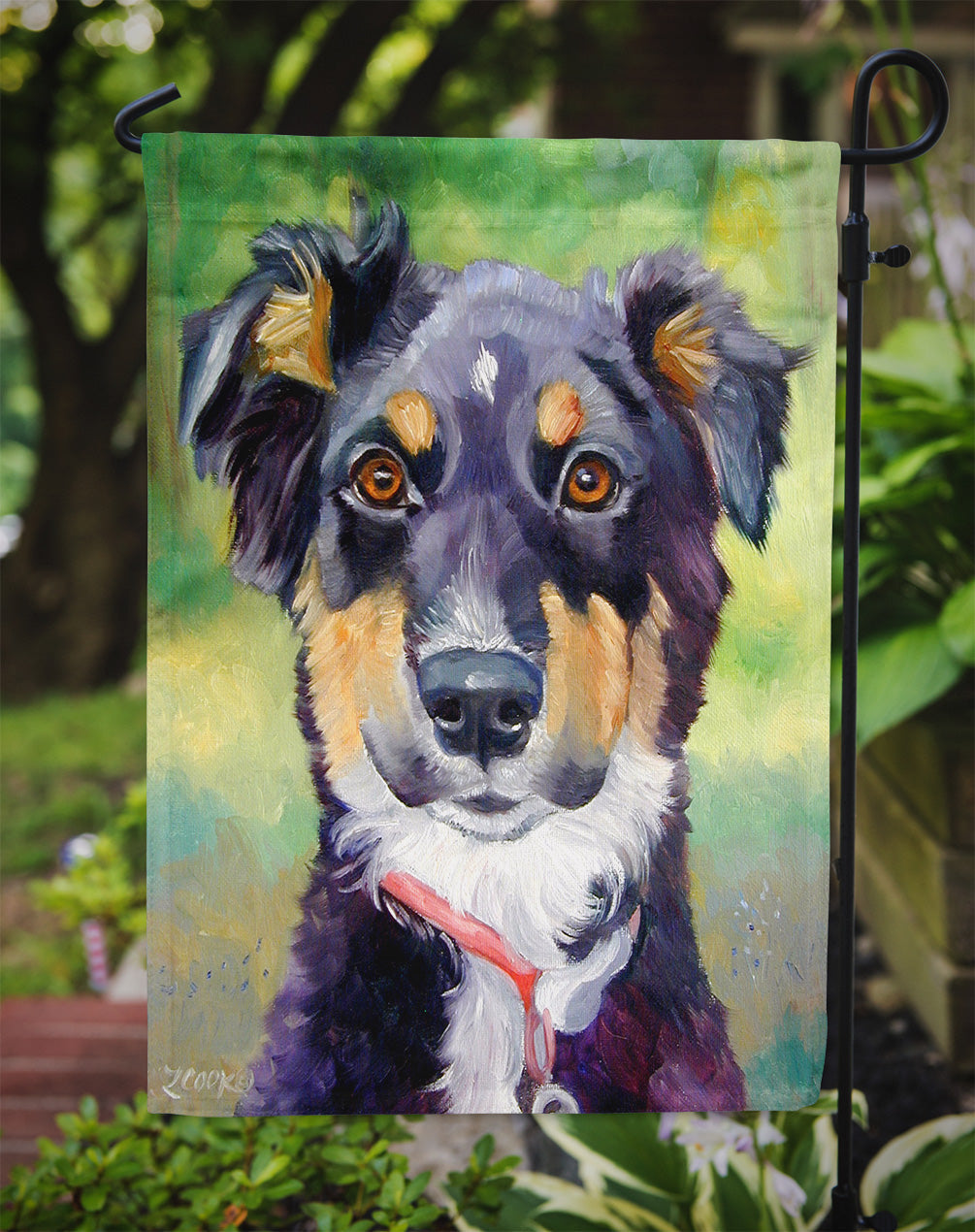 English Shepherd Garden Flag – Decorative Outdoor Yard Flag 7373GF