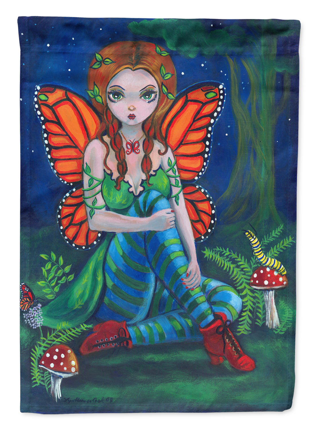 Fairy Monarch Garden Flag – Decorative Outdoor Yard Flag 7375GF