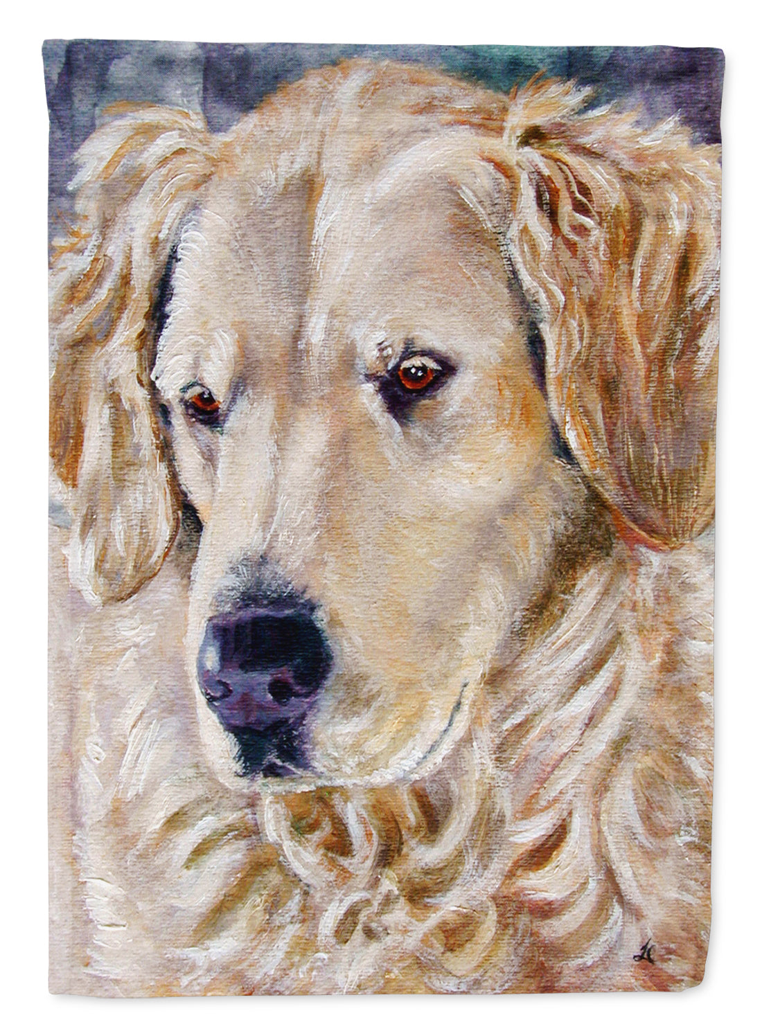 Golden Retriver Contemplation Garden Flag – Decorative Outdoor Yard Flag 7382GF