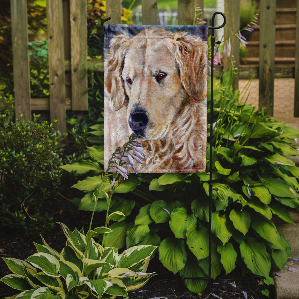 Golden Retriver Contemplation Garden Flag – Decorative Outdoor Yard Flag 7382GF