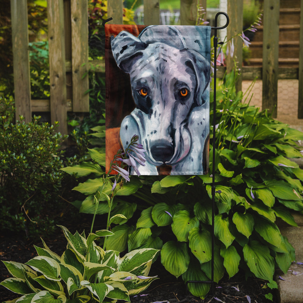 Great Dane Waiting Patiently Garden Flag – Decorative Outdoor Yard Flag 7385GF