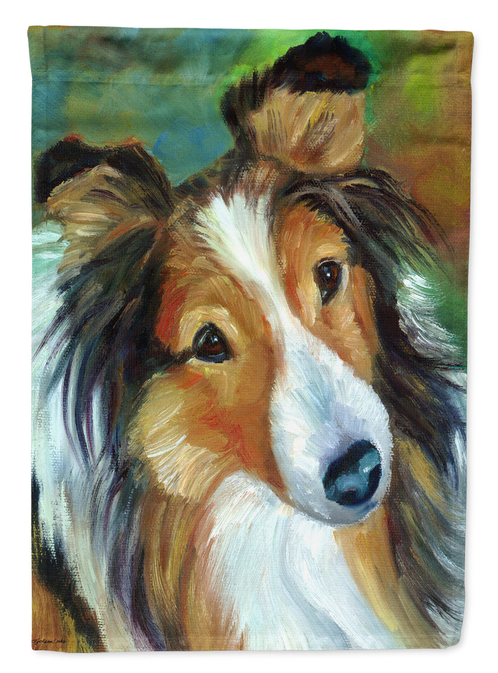 Sheltie Curiosity Garden Flag – Decorative Outdoor Yard Flag 7396GF