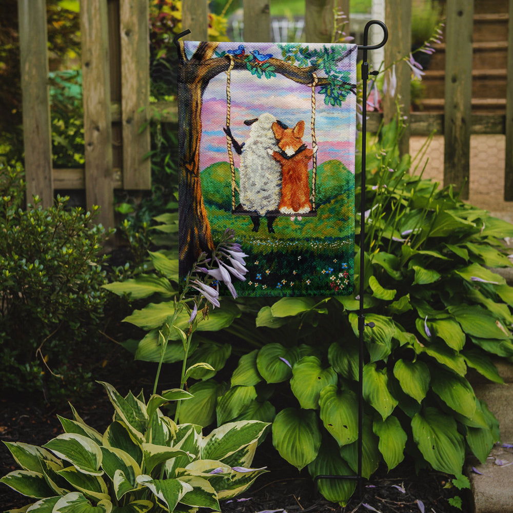 Corgi With Sheep Love Grows Garden Flag – Decorative Outdoor Yard Flag 7439GF