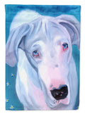 White Great Dane Garden Flag – Decorative Outdoor Yard Flag 7440GF