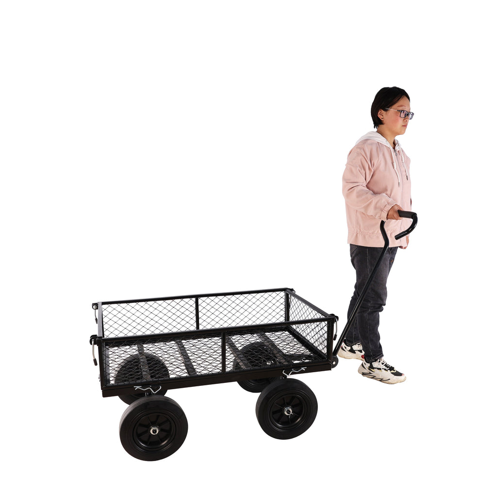 Solid Wheels Garden Cart Wagon