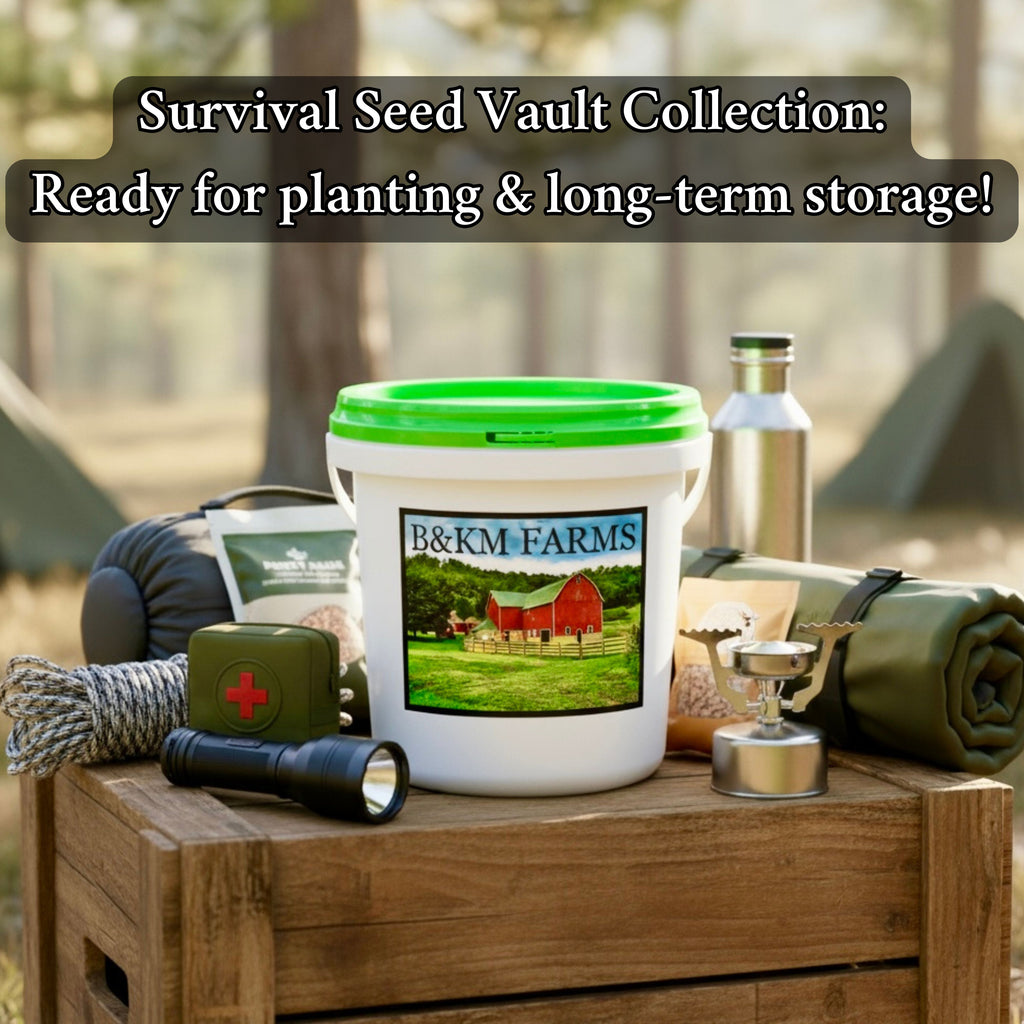50 Vegetable Seed Packet Vault: 50,000 Heirloom Seeds