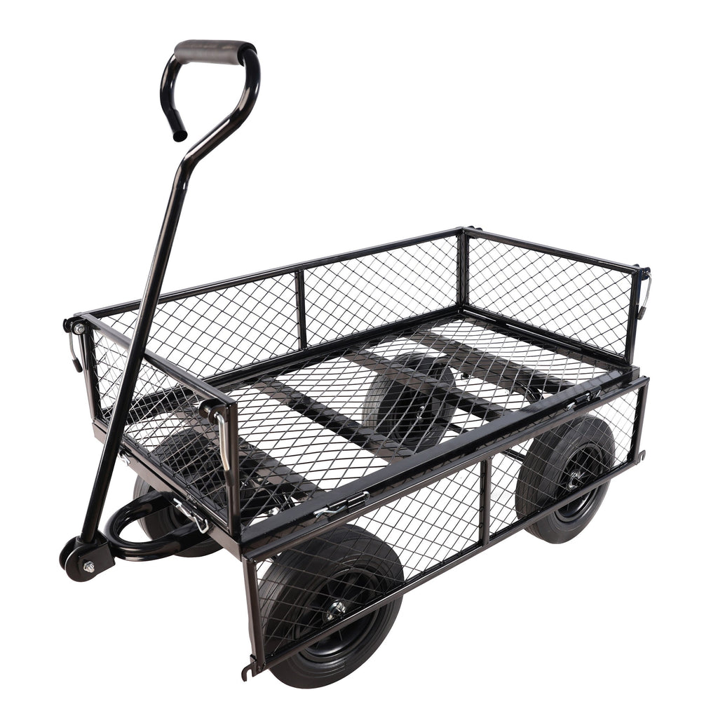 Solid Wheels Garden Cart Wagon