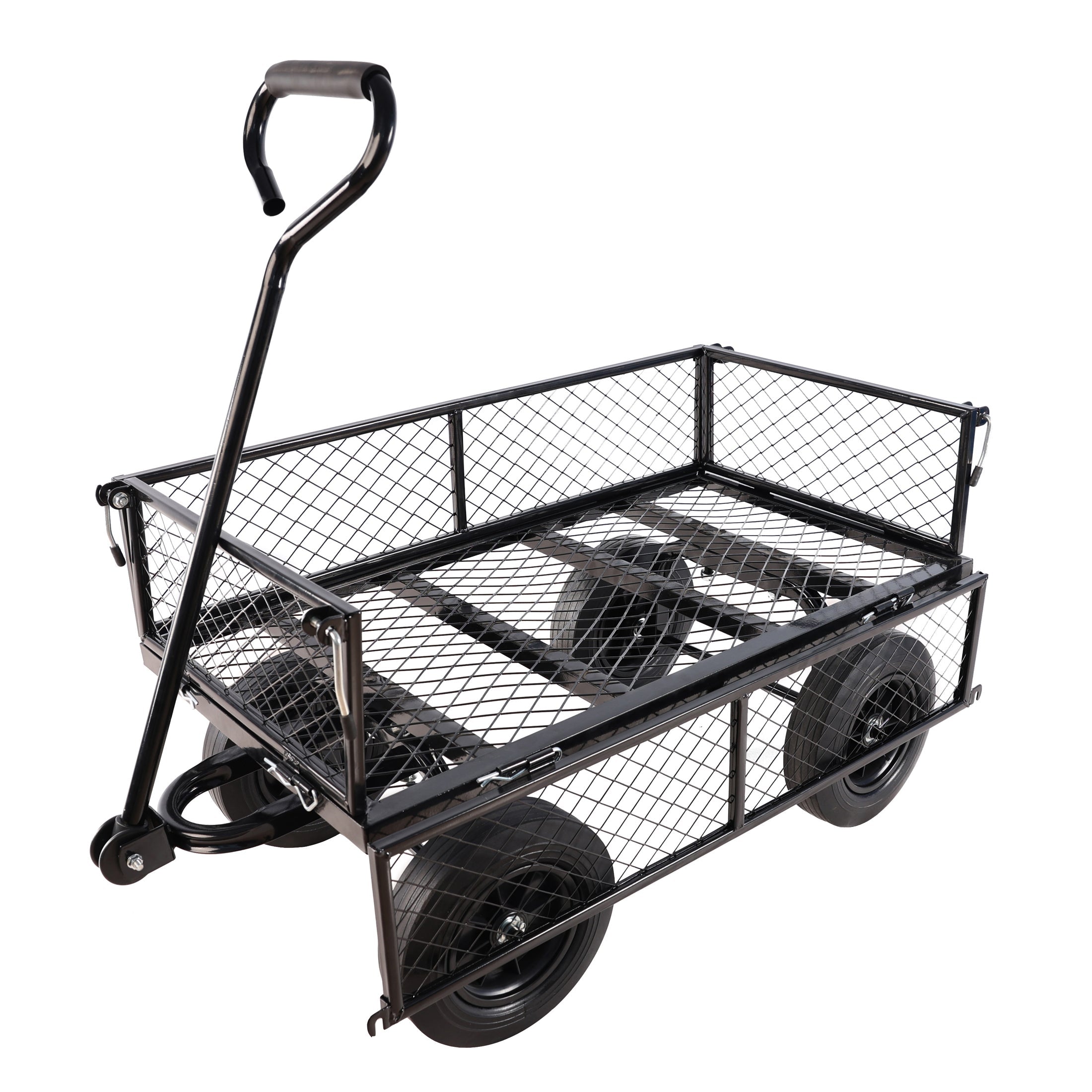 Solid Wheels Garden Cart Wagon
