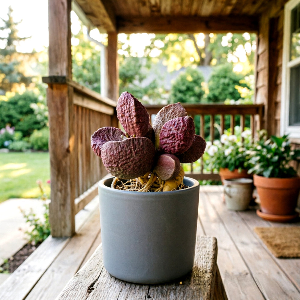 Adromischus 'Pork Liver' 2"-2.5" Live Succulent - Rare Warty Water Drop Bare Root Plant - Gifts for Succulent Lovers