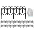 Garden Edging Border Panels 10-Pack with Rotatable Connectors