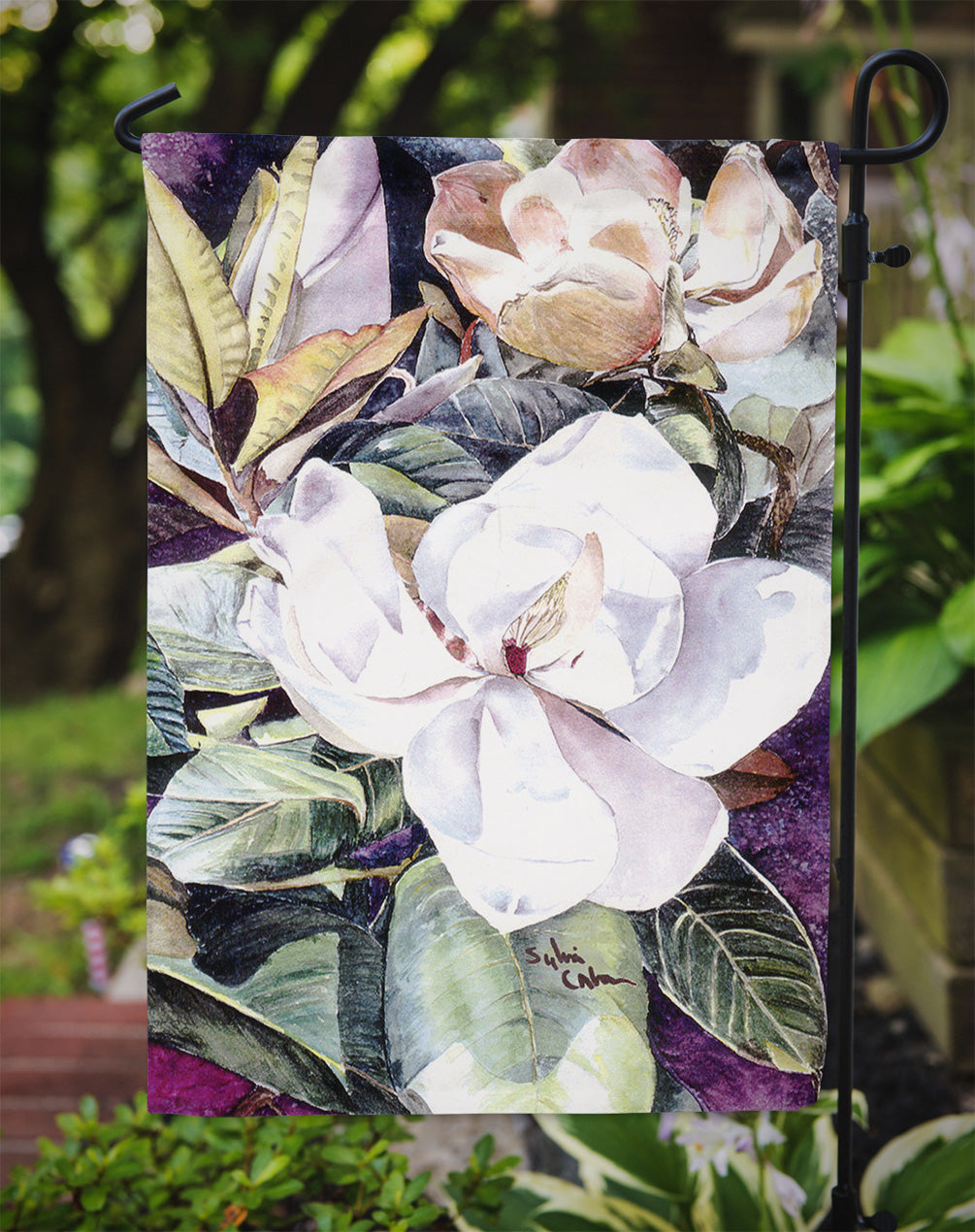 Flower - Magnolia Garden Flag – Decorative Outdoor Yard Flag 8002GF