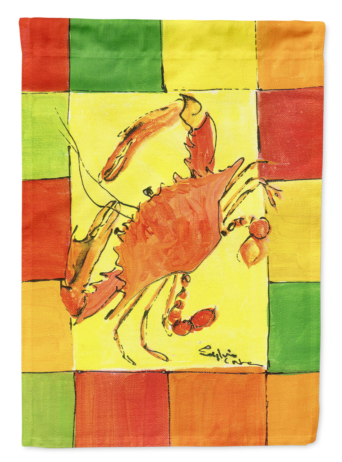 Crab  Garden Flag – Decorative Outdoor Yard Flag 8020GF