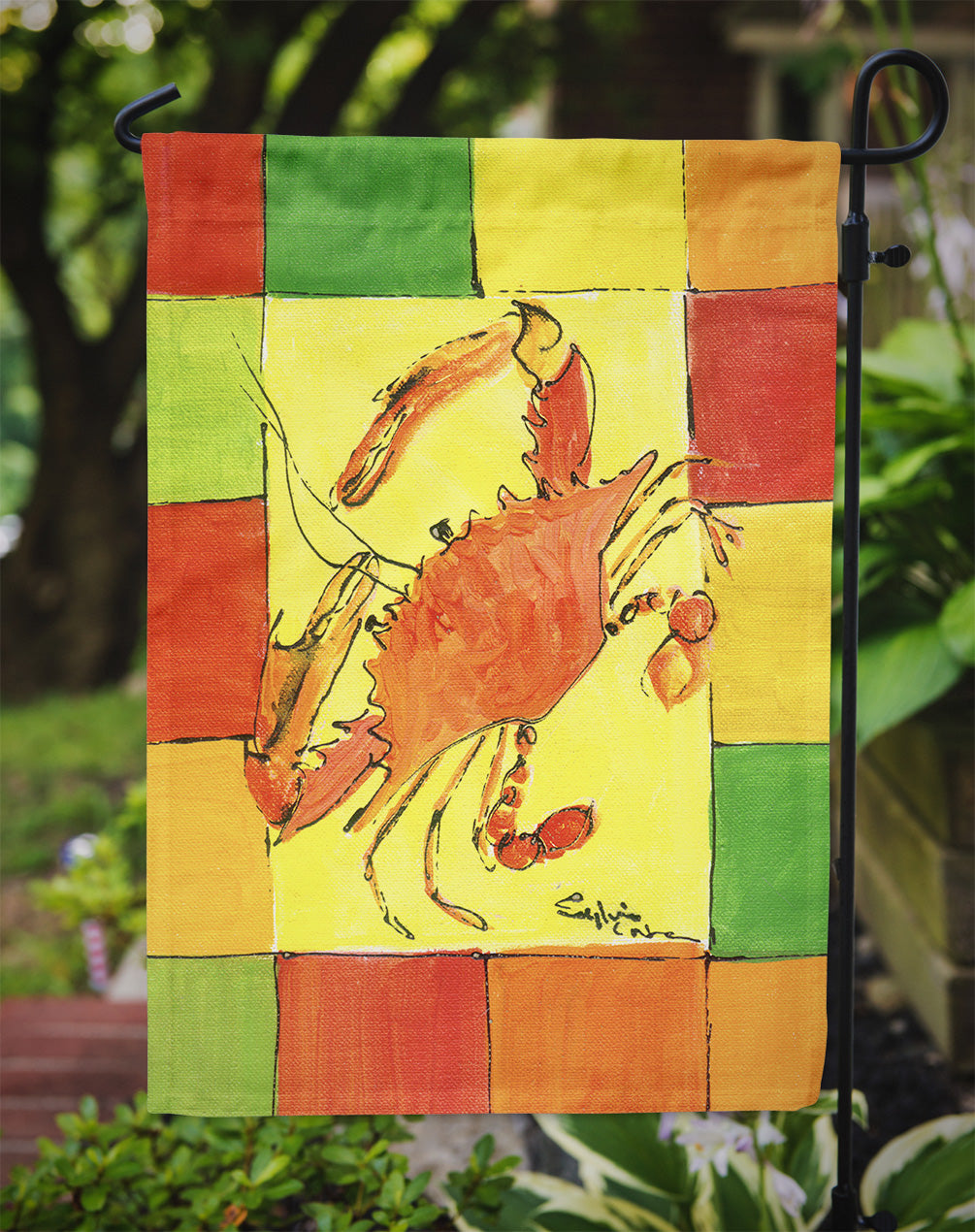 Crab  Garden Flag – Decorative Outdoor Yard Flag 8020GF