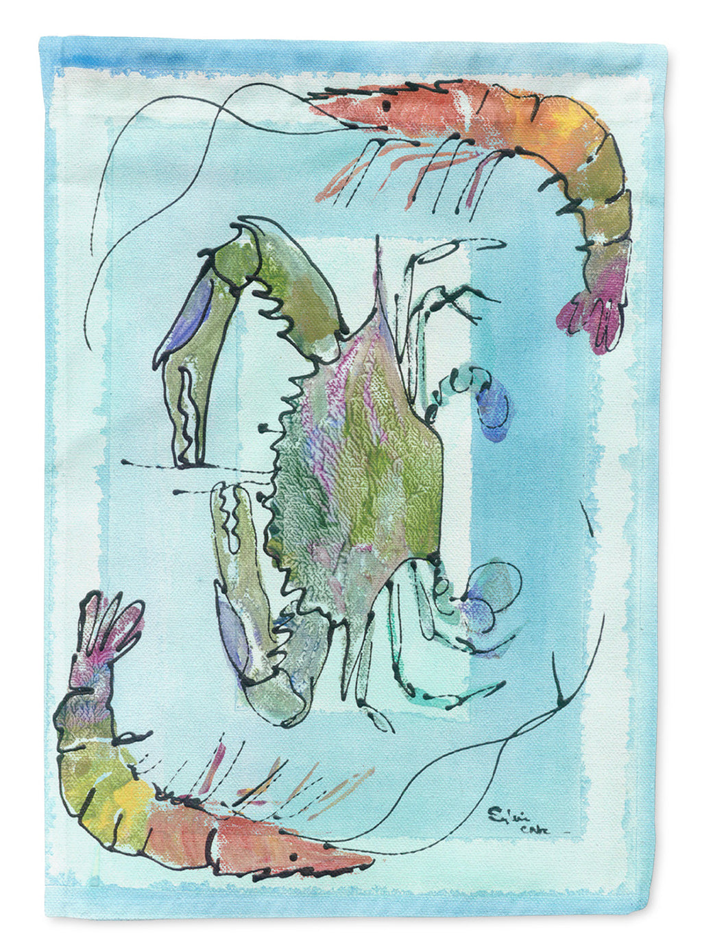 Crab  Garden Flag – Decorative Outdoor Yard Flag 8022GF
