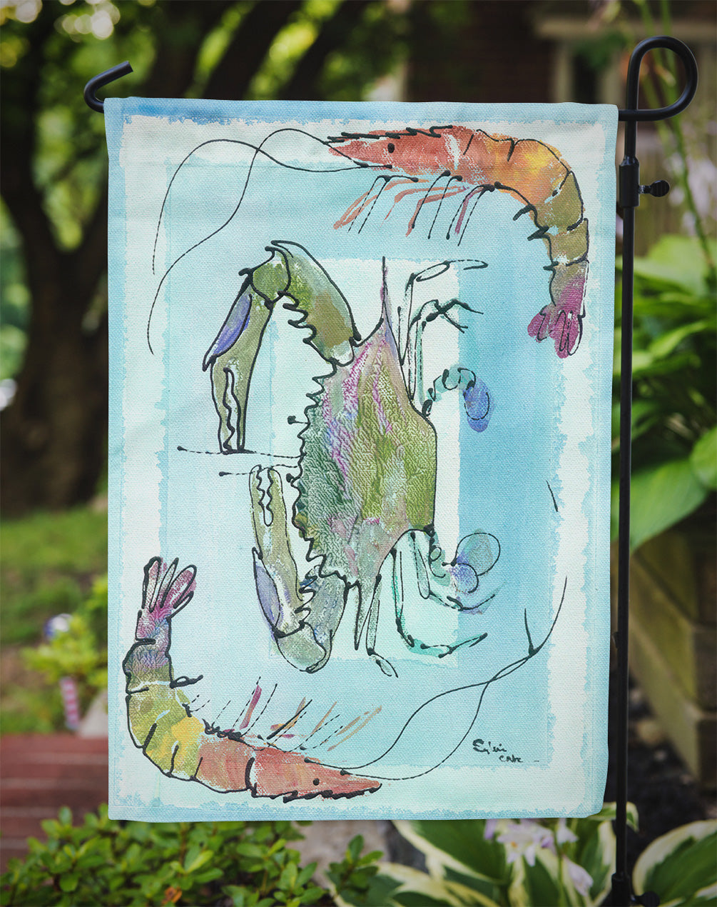 Crab  Garden Flag – Decorative Outdoor Yard Flag 8022GF
