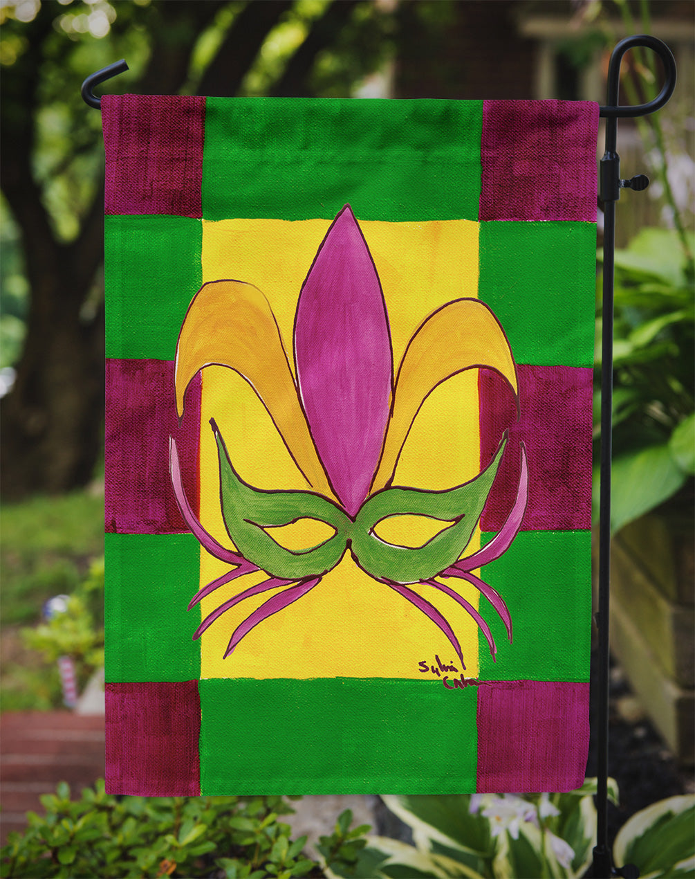 Mardi Gras Garden Flag – Decorative Outdoor Yard Flag 8035GF