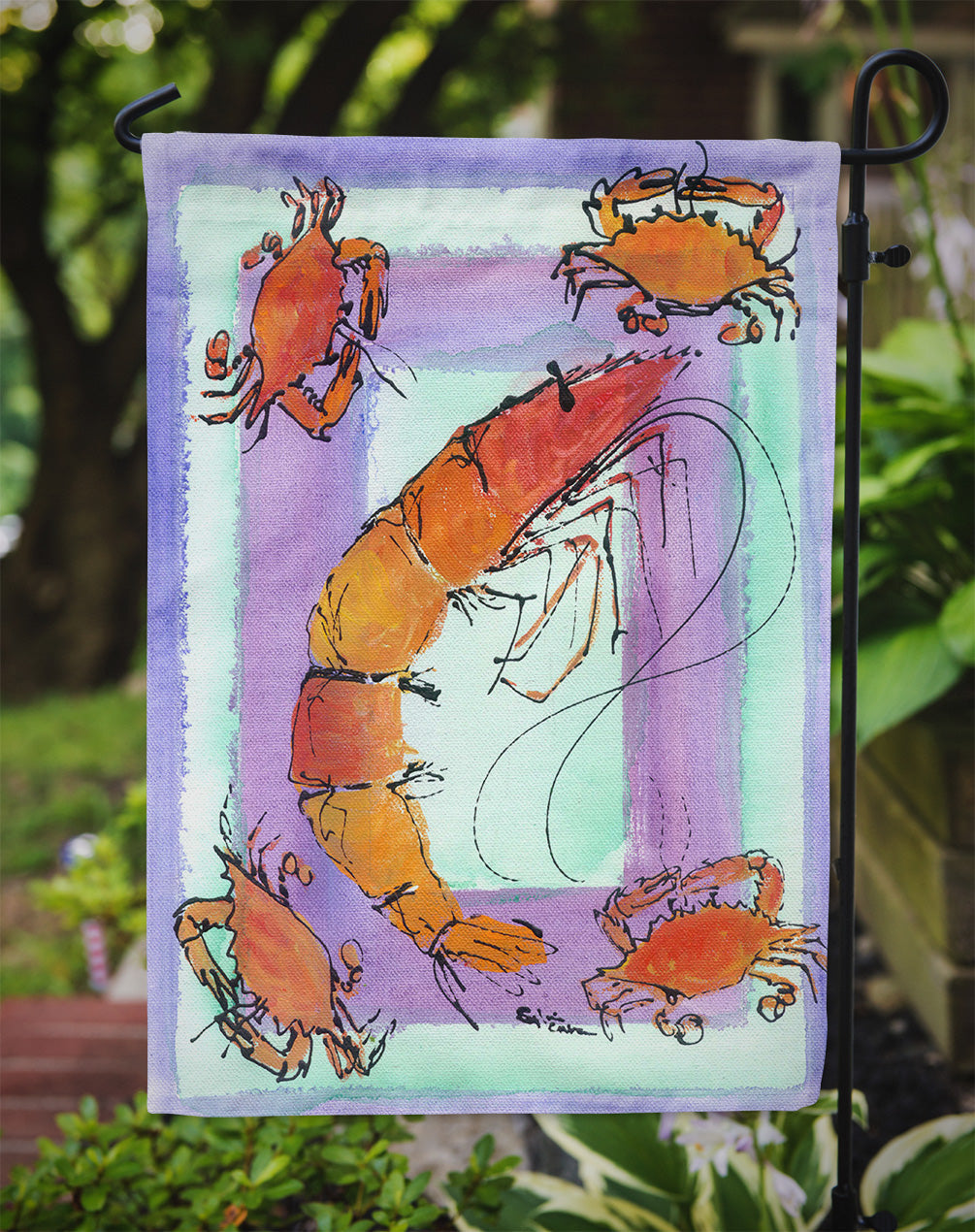 Crab  Garden Flag – Decorative Outdoor Yard Flag 8037GF