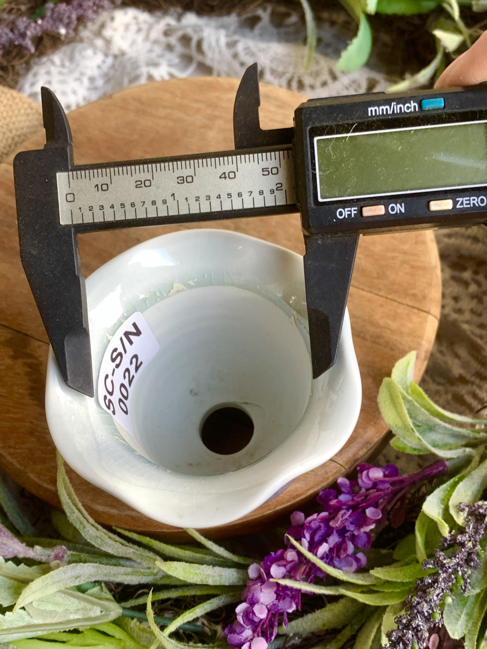SC-0022 Modern Handmade Ceramic Planter Pot - Pot Rim Diameter: 2.1"