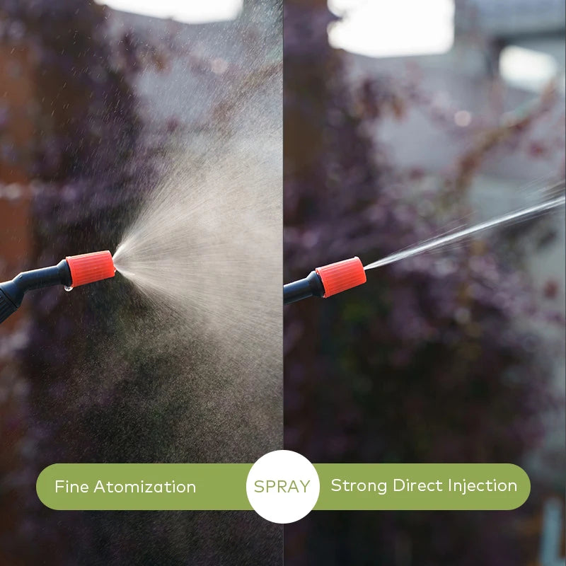 USB Charging Electric Sprayer High Pressure Garden Sprinkler Auto Watering Can Pesticide Spreader 5L Disinfection Atomizer