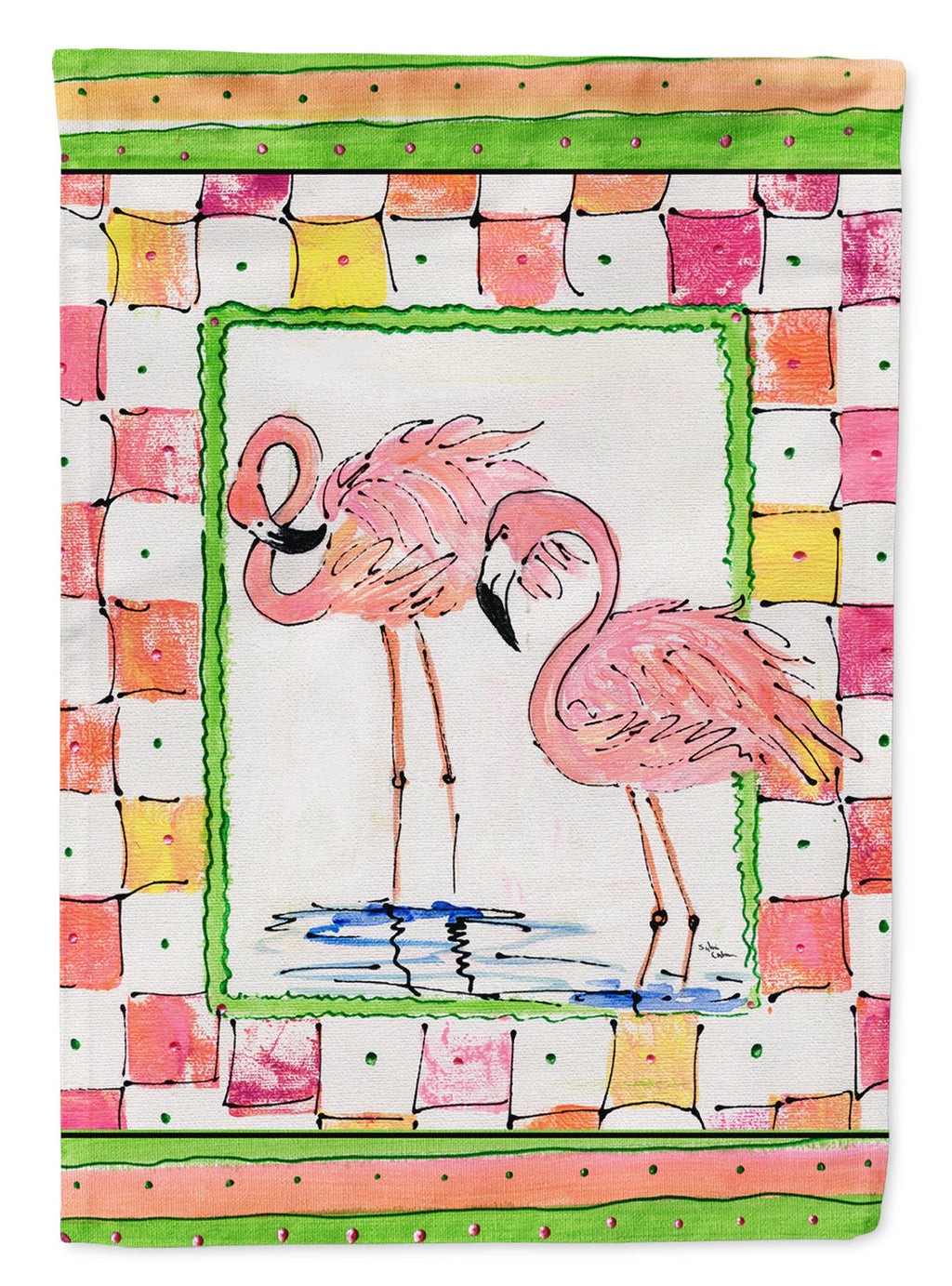 Flamingo  Garden Flag – Decorative Outdoor Yard Flag 8077GF