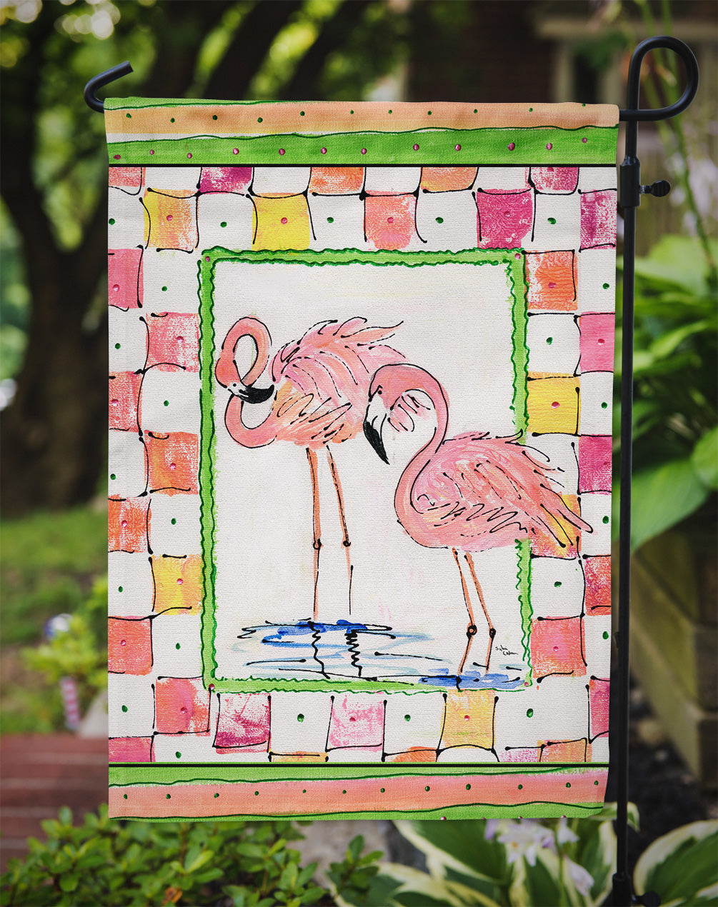 Flamingo  Garden Flag – Decorative Outdoor Yard Flag 8077GF