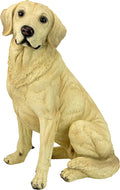 Design Toscano Golden Labrador Retriever Dog Garden Statue, 15 Inch, Full Color