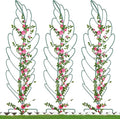 3 Pack Metal Garden Trellis for Climbing Plants,Green Metal Garden Trellis for Vines Plant Rose Vegetable Support,Large Decorative Outdoor Trellis