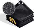 VICLLAX 90% Shade Cloth, 3x22FT Durable Black Mesh Trap with Every 3 FT Grommet, Sun Shade Fabric Netting for for Plants Cover, Greenhouse, Chicken Coop, Barn Kennel, Garden Patio
