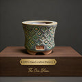 WS0021 Modern Handmade Ceramic Planter Pot - Pot rim diameter: 1.8"